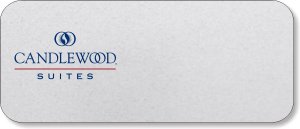 (image for) Candlewood Suites Silver Logo Only Left Logo Badge - New Blue Red Logo