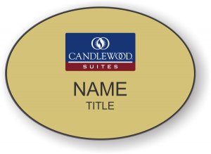 (image for) Candlewood Suites Oval Gold Badge