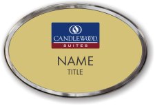 (image for) Candlewood Suites Gold Oval Polished Prestige Badge