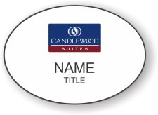 (image for) Candlewood Suites Oval White Badge