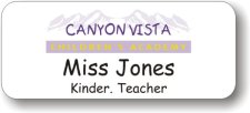 (image for) Canyon Vista Children's Academy White Badge
