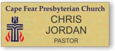 (image for) Cape Fear Presbyterian Church Gold Badge