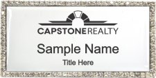 (image for) Capstone Realty - Bling Silver Badge