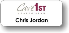 (image for) Care 1st Health Plan White Badge