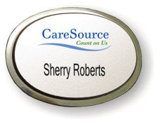 (image for) CareSource Executive Oval Silver Badge