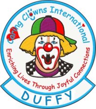 (image for) Caring Clowns International Shaped Badge