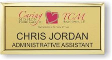 (image for) Caring Mission Home Care TCM Logo Gold Executive Badge