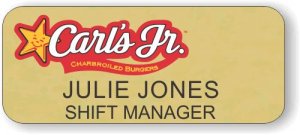 (image for) Carl\'s jr. Gold Badge