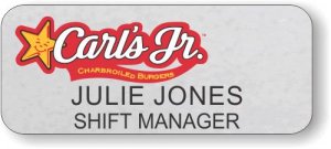 (image for) Carl\'s jr. Logo Only Silver Badge