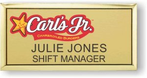 (image for) Carl\'s jr. Gold Executive Badge