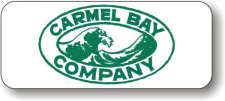 (image for) Carmel Bay Company White Logo Only Badge