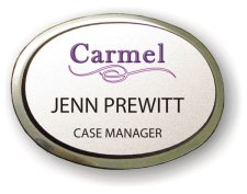 (image for) Carmel Care Executive Silver Oval Badge