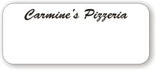 (image for) Carmine's Pizzeria Logo Only White Badge