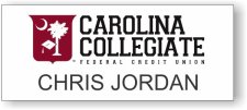(image for) Carolina Collegiate Federal Credit Union White Badge