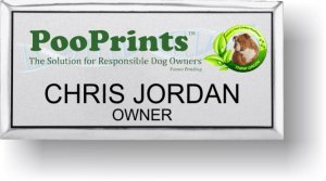 (image for) Carolina PooPrints Silver Executive Badge