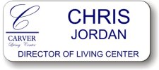 (image for) Carver Living Center White Badge