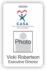 (image for) CASA of North Texas Photo Id - Vertical badge