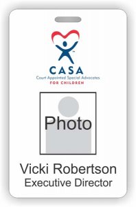 (image for) CASA of North Texas Photo Id - Vertical badge