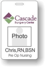 (image for) Cascade Surgery Center Photo ID Badge