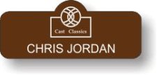 (image for) Cast Classics Brown Shaped Badge