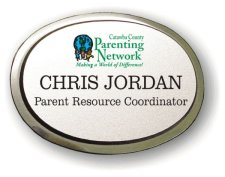 (image for) Catawba County Parenting Network Executive Oval Silver Badge