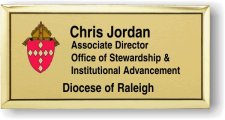(image for) Catholic Diocese of Raleigh Gold Executive Badge