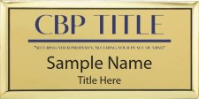 (image for) CBP Title Gold Executive Badge