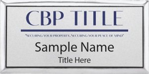 (image for) CBP Title Silver Executive Badge