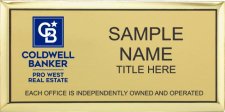 (image for) Coldwell Banker Pro West Executive Gold Badge - Gold Insert