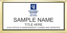 (image for) Coldwell Banker Pro West Executive Gold Badge (Style 1) - White Insert