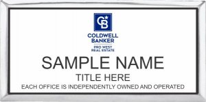 (image for) Coldwell Banker Pro West Executive Silver Badge (Style 1) - White Insert