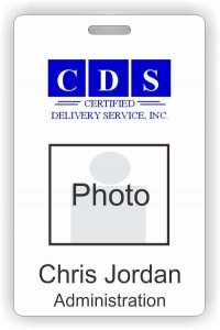 (image for) Certified Delivery Service Photo ID Badge