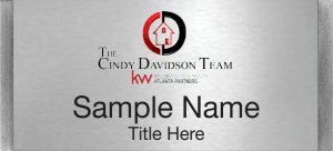 (image for) The Cindy Davidson Team Large Silver Meridian Badge