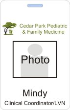 (image for) Cedar Park Pediatric and Family Medicine Photo ID Badge