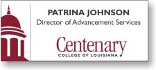 (image for) Centenary College of Louisiana White Badge