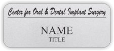 (image for) The Center for Oral & Dental Implant Surgery Silver Badge