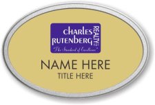 (image for) Charles Rutenberg Realty Gold Prestige Oval Pebbled Badge