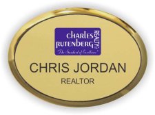 (image for) Charles Rutenberg Realty Executive Oval Gold Badge