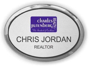 (image for) Charles Rutenberg Realty Executive Oval Silver Badge