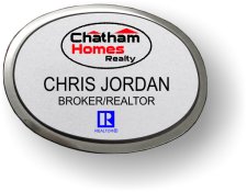 (image for) Chatham Homes Realty Silver Executive Oval Badge