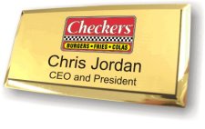 (image for) Checkers Drive-in Restaurants Executive Gold Badge