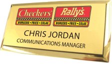 (image for) Checkers and Rallys Restaurants Gold Executive Badge