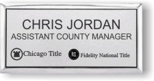 (image for) Chicago Title /Fidelity National Title Silver Executive Badge