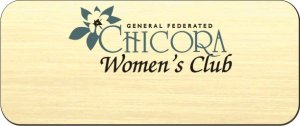 (image for) Chicora Women\'s Club Logo Only Gold Badge