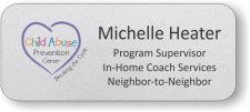 (image for) Child Abuse Prevention Center Silver Badge (Three Title Badge)