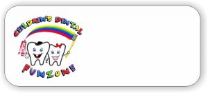 (image for) Children\'s Dental Funzone Logo Only White Badge