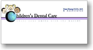 (image for) Children\'s Dental Care Logo Only White Badge