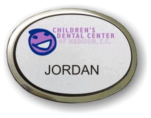 (image for) Children\'s Dental Center of Madison Executive Oval Silver Badge