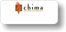 (image for) Chima Brazilian Steakhouse White Badge Logo Only