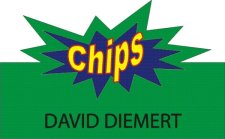 (image for) Chips Green Shaped Badge